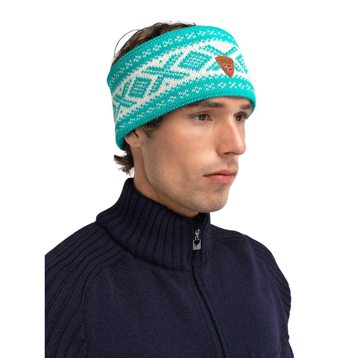 Dale of Norway Cortina 1956 Headband in Peacock Cream
